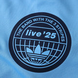 Camisa Adidas x Oasis Tour 3-Stripes Azul - Algodão