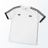 Camisa Adidas x Oasis Tour 3-Stripes Branca - Algodão
