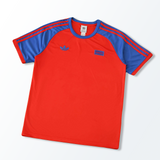 Camisa Adidas x Oasis Tour 3-Stripes Vermelha - Algodão