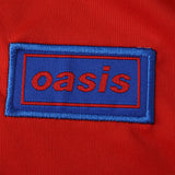 Camisa Adidas x Oasis Tour 3-Stripes Vermelha - Algodão