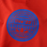 Camisa Adidas x Oasis Tour 3-Stripes Vermelha - Algodão