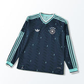 Camisa Seleção Alemanha II Copa do Mundo 2026 Manga Longa Azul