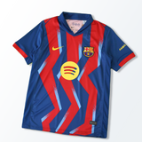 Camisa Barcelona IV 25/26 Azul/Vermelha Masculina