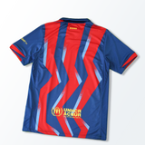 Camisa Barcelona IV 25/26 Azul/Vermelha Masculina