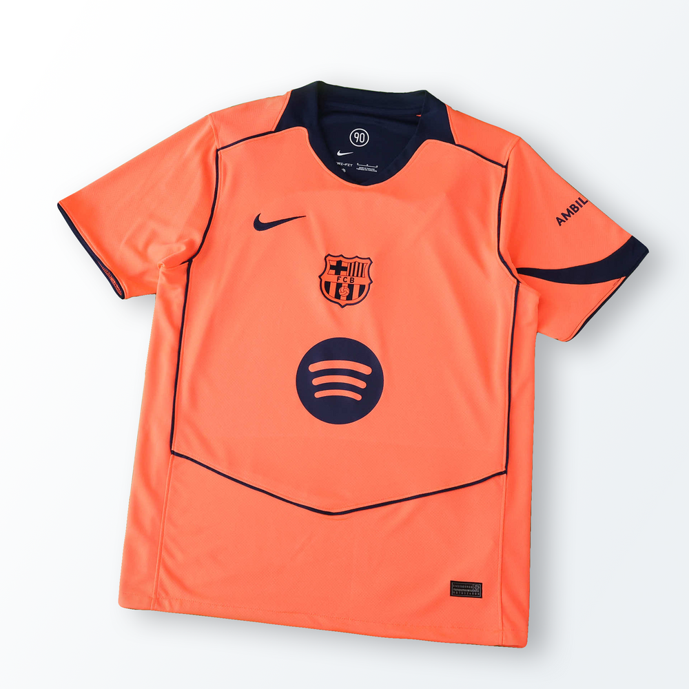 Camisa Barcelona III 25/26 Laranja Total 90 Masculina Nike