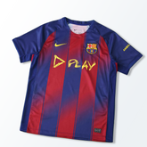 Camisa Barcelona X Ed Sheeran Azul/Vermelha