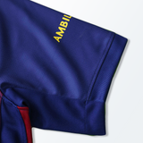 Camisa Barcelona X Ed Sheeran Azul/Vermelha