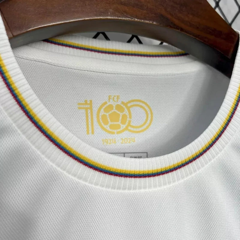 Camisa Seleção Colômbia Edição Especial 100 Anos Branca Adidas