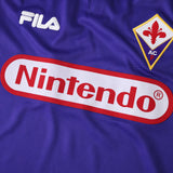 Camisa Fiorentina I 1998/1999 Retrô Roxa Masculina