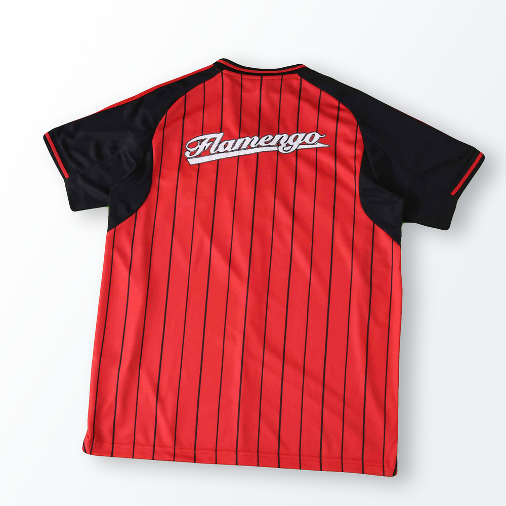 Camisa Flamengo 2025/26 US Pack Baseball Vermelha/Preta Adidas