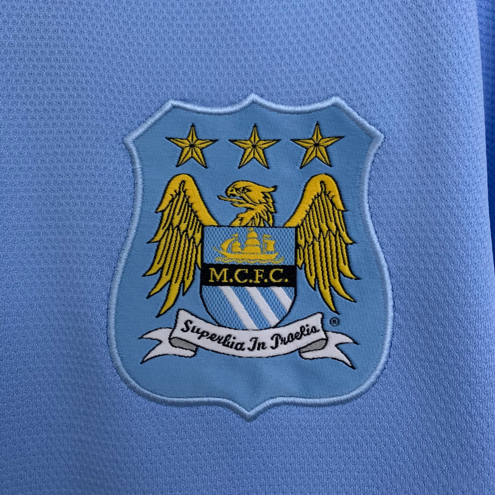 Camisa Manchester City 13/14 Retrô Azul Nike