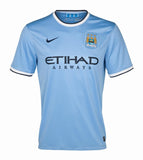 Camisa Manchester City 13/14 Retrô Azul Nike