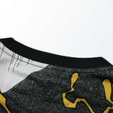 Camisa Real Madrid X Marvel Pré-Jogo 2026 Preta e Branca Edição Especial