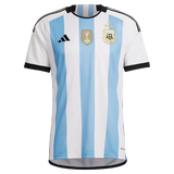 Camisa Argentina I 2022 Azul e Branca Campeões Copa do Mundo - Jogador