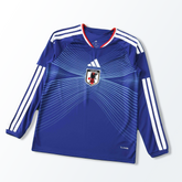 Camisa Seleção Japão I Copa do Mundo 2026 Manga Longa Azul
