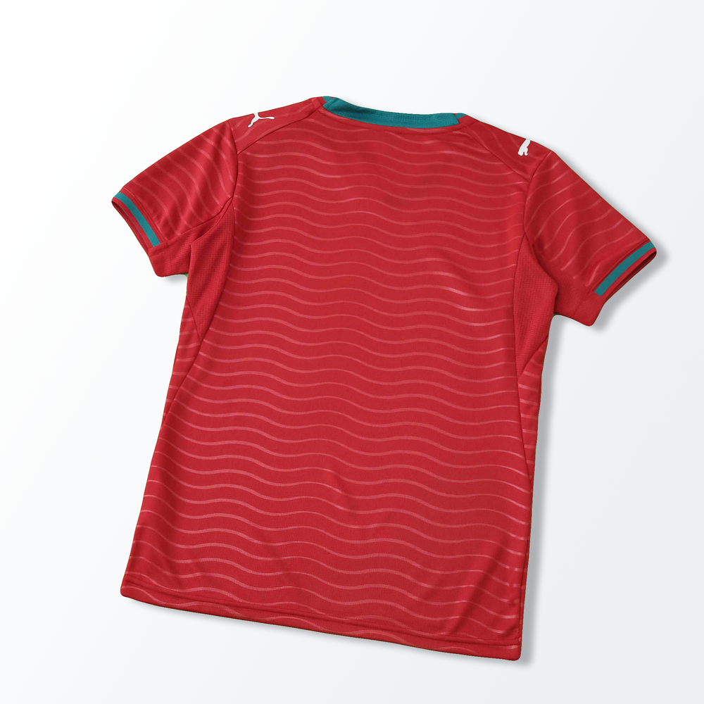 Camisa Seleção Portugal I Copa do Mundo 2026 Vermelha Feminina Puma