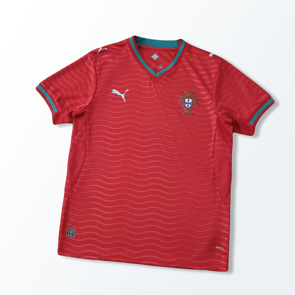 Camisa Seleção Portugal I Copa do Mundo 2026 Vermelha Masculina Puma