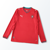 Camisa Seleção Portugal I Copa do Mundo 2026 Manga Longa Vermelha