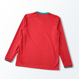 Camisa Seleção Portugal I Copa do Mundo 2026 Manga Longa Vermelha Nike