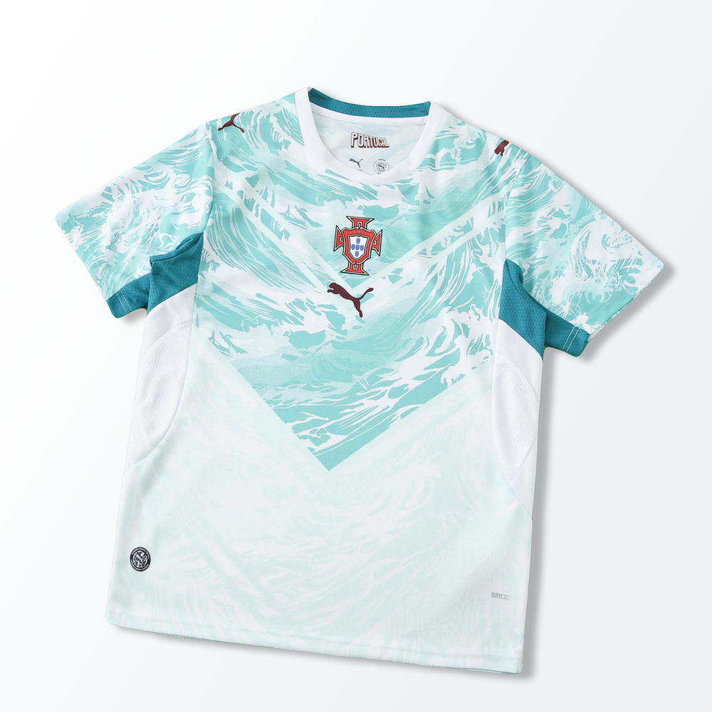 Camisa Seleção Portugal II Copa do Mundo 2026 Branca/Azul Masculina Puma