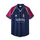 Camisa West Ham x Iron Maiden Retrô 1999 Azul