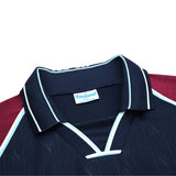 Camisa West Ham x Iron Maiden Retrô 1999 Azul