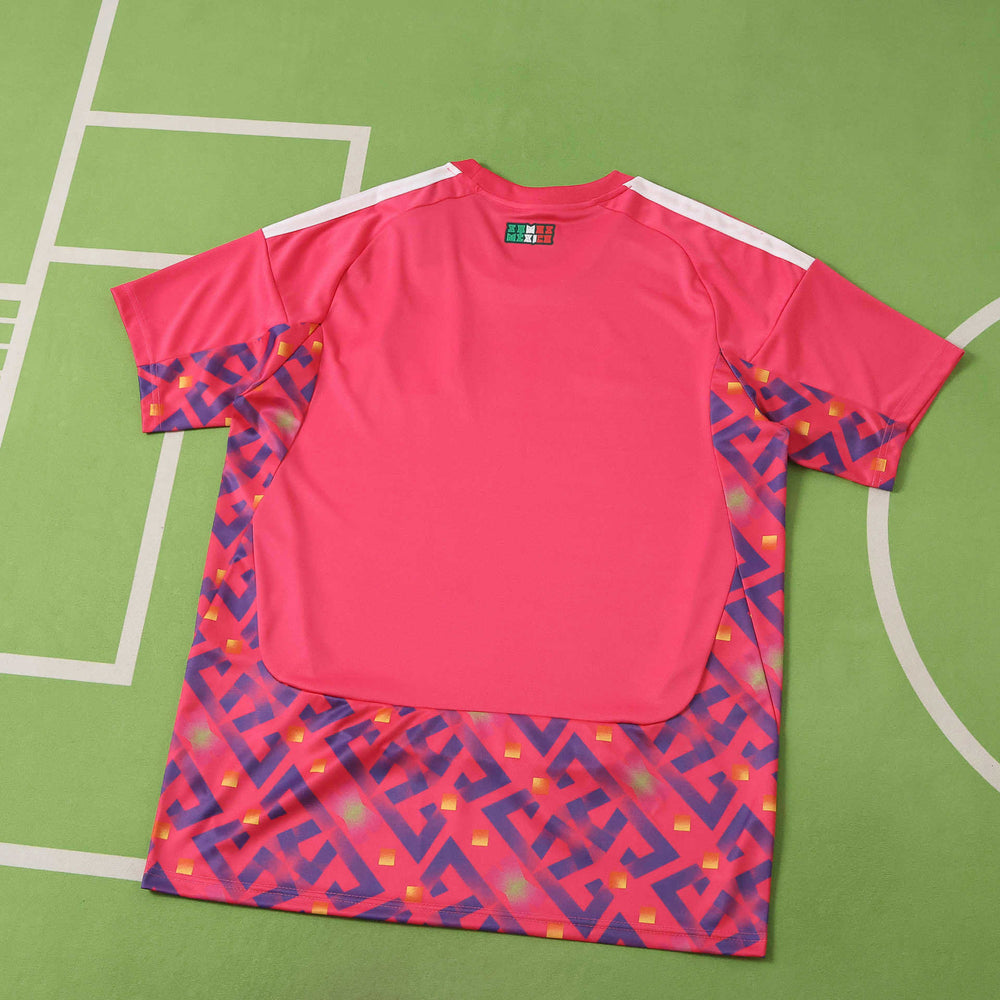 Camisa Goleiro Seleção México Copa do Mundo 2026 Rosa Masculina Adidas