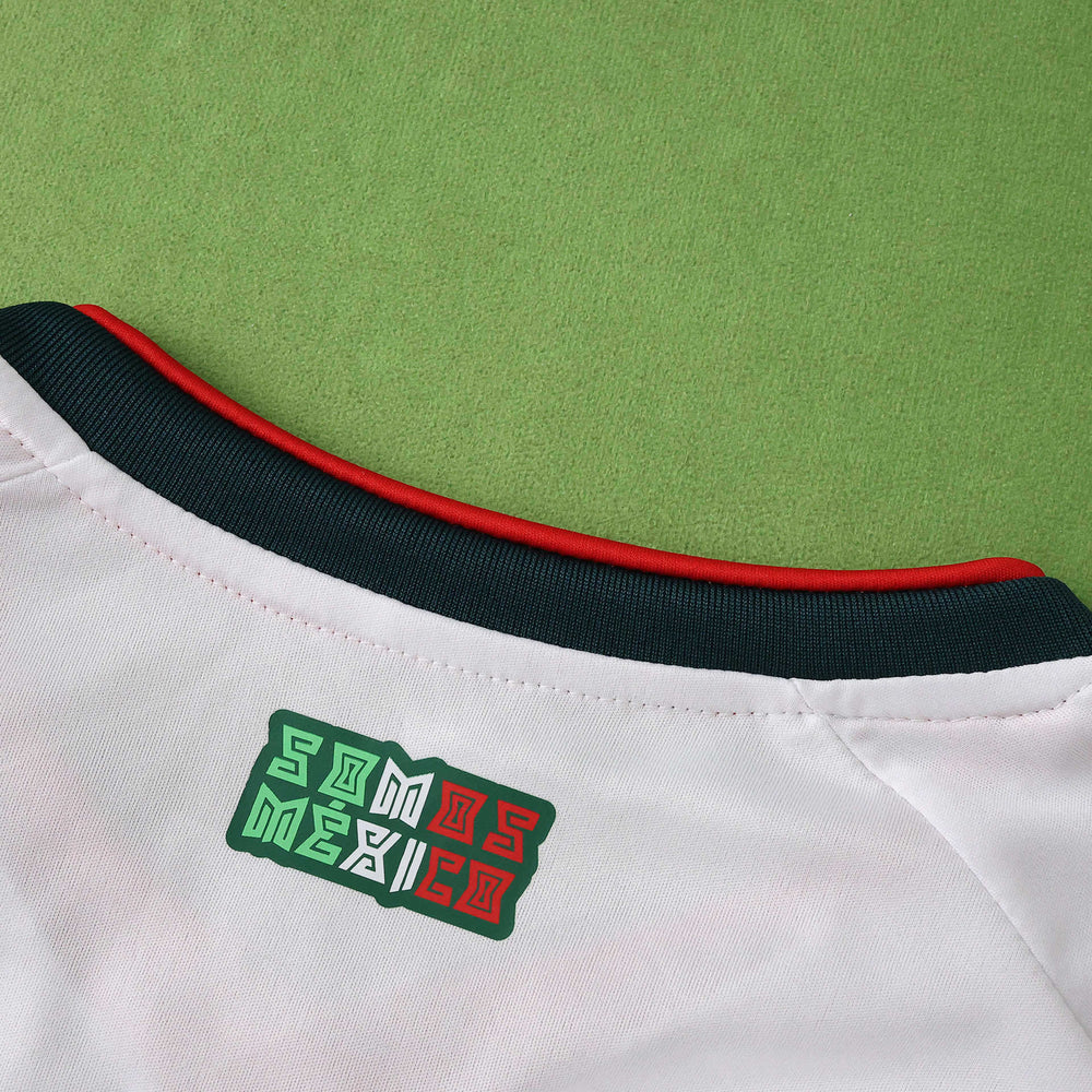 Conjunto Infantil Seleção México II Copa do Mundo 2026 Branca Adidas