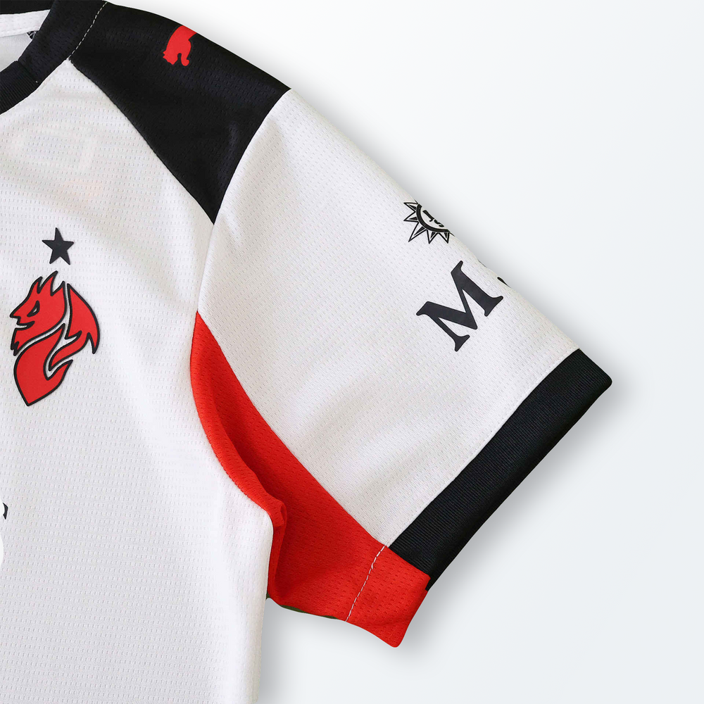 Conjunto Infantil AC Milan II 2025/26 Branco Puma