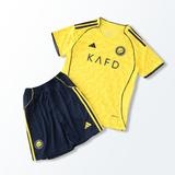 Conjunto Infantil Al Nassr I 2025/26 Amarelo