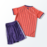 Conjunto Infantil Seleção Escócia II Copa do Mundo 2026 Vermelho/Azul Adidas