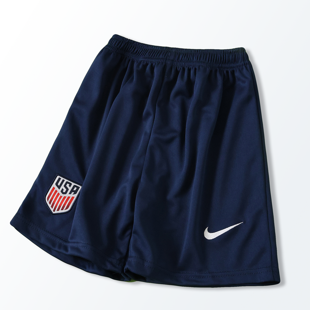 Conjunto Infantil Seleção Estados Unidos I Copa do Mundo 2026 Vermelho e Branco Nike