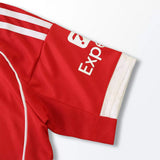 Conjunto Infantil Liverpool I 2025/26 Vermelho Adidas