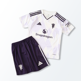 Conjunto Infantil Manchester United II 2025/26 Branco
