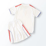 Conjunto Infantil Olympique Lyon I 2025/26 Branco Adidas