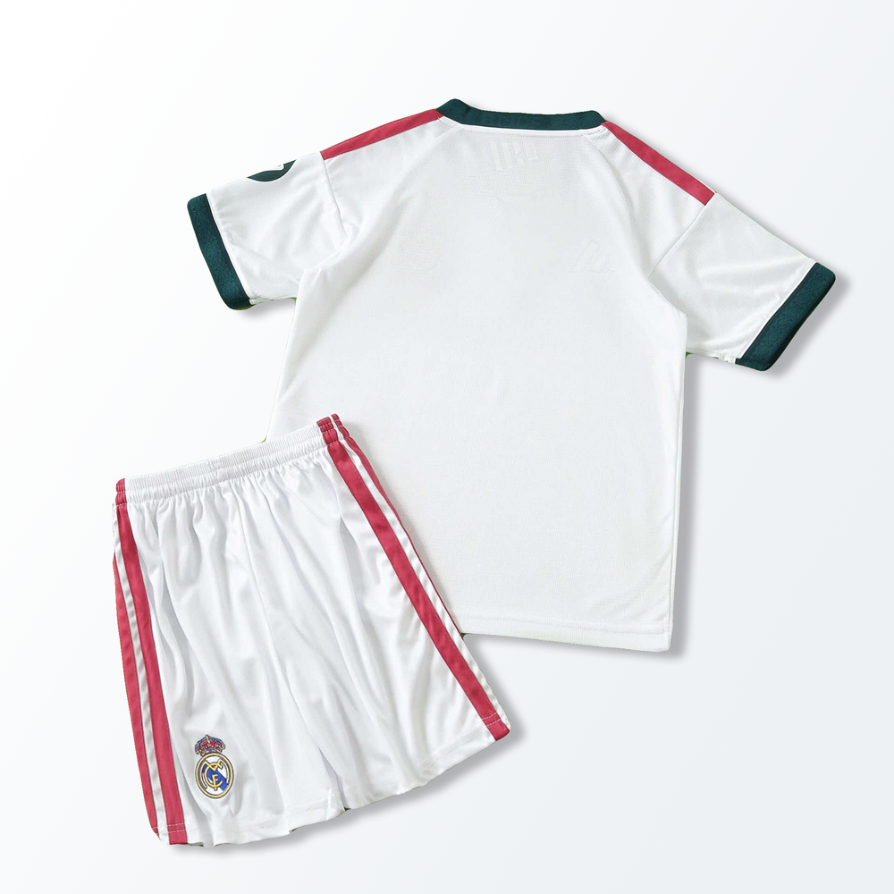 Conjunto Infantil Real Madrid I 26/27 Branco Adidas