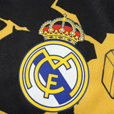 Conjunto Infantil Real Madrid x Marvel 2026 Edição Especial Preto