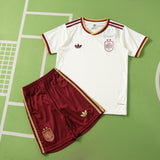 Conjunto Infantil Seleção Espanha II Copa do Mundo 2026 Off-White