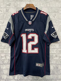 Camisa NFL New England Patriots Brady #12 Vapor Limited Azul Nike