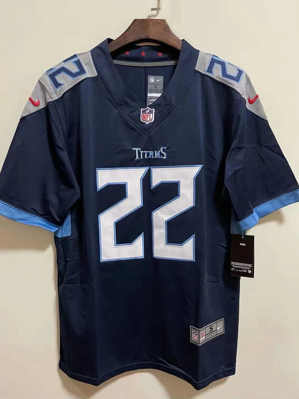 Camisa NFL Tennessee Titans Vapor Limited Azul Nike