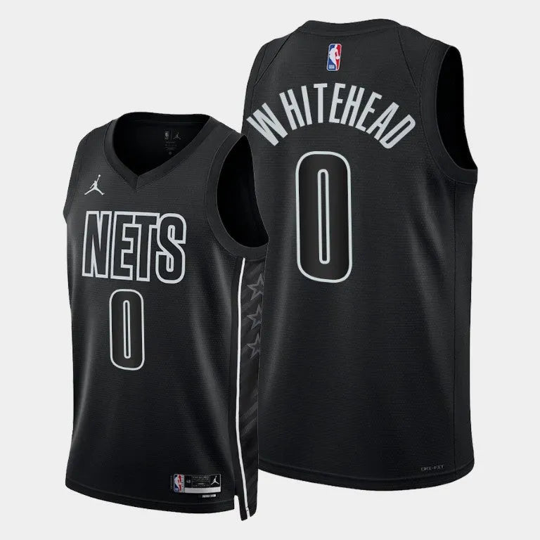 Regata Brooklyn Nets Swingman Statement Edition 23/24 Preta Masculina Jordan