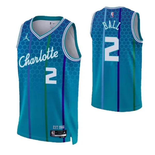Regata Charlotte Hornets Swingman City Edition 21/22 Azul Masculina Jordan