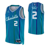 Regata Charlotte Hornets Swingman City Edition 21/22 Azul Masculina Jordan