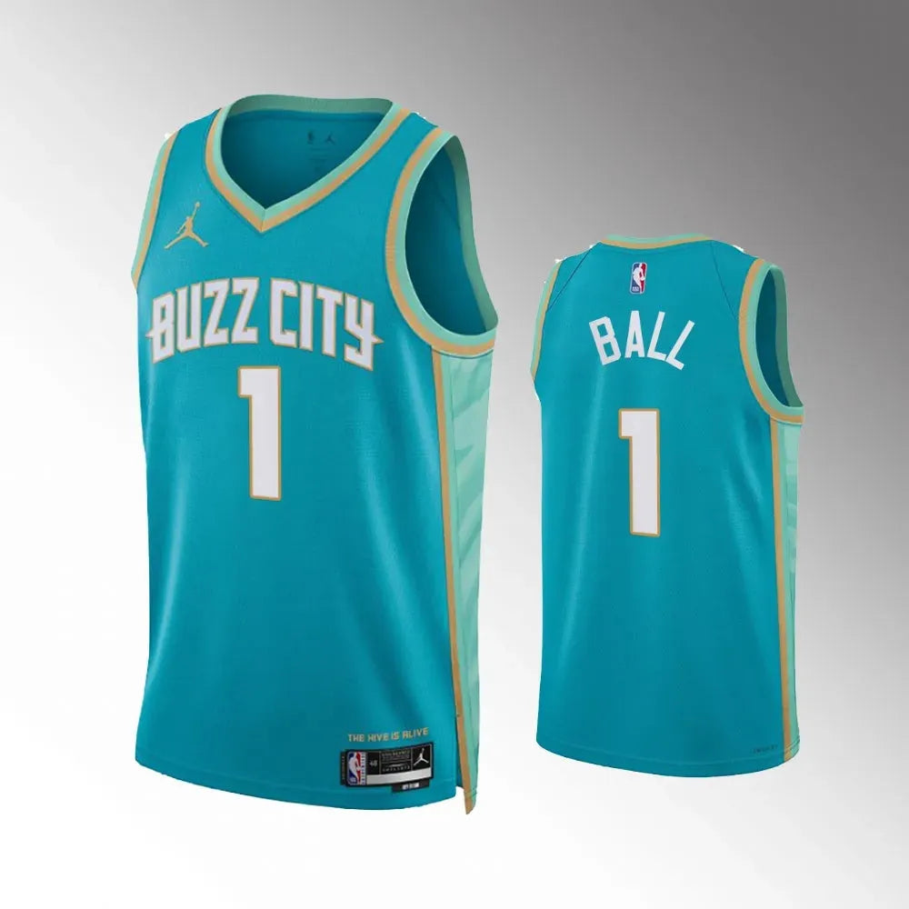Regata Charlotte Hornets Swingman City Edition 23/24 Azul Masculina Jordan