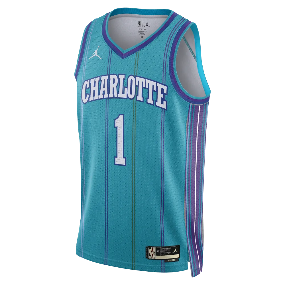 Regata Charlotte Hornets Swingman Classic Edition 23/24 Azul Masculina Jordan