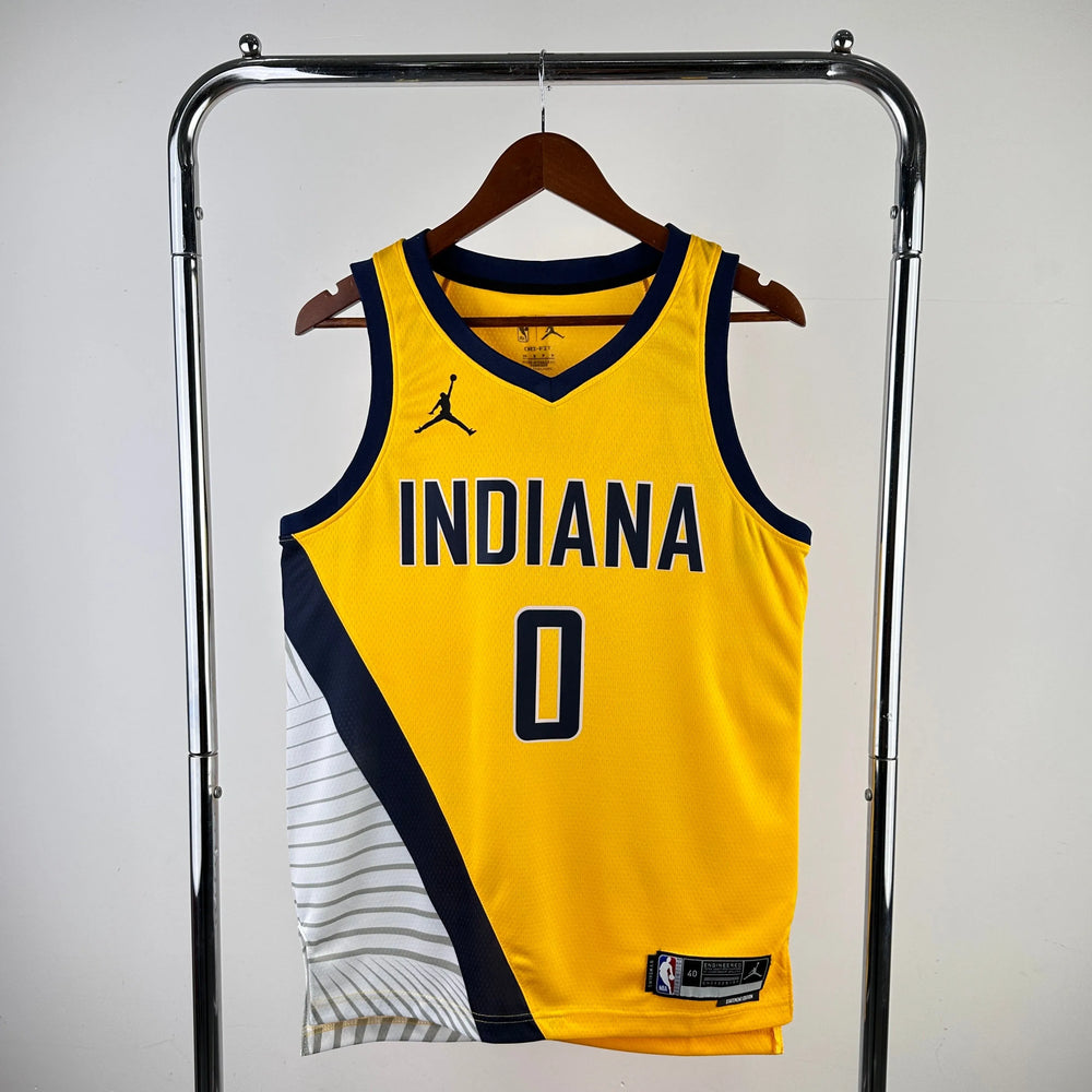 Regata Indiana Pacers Swingman Statement Edition 24/25 Amarela Jordan