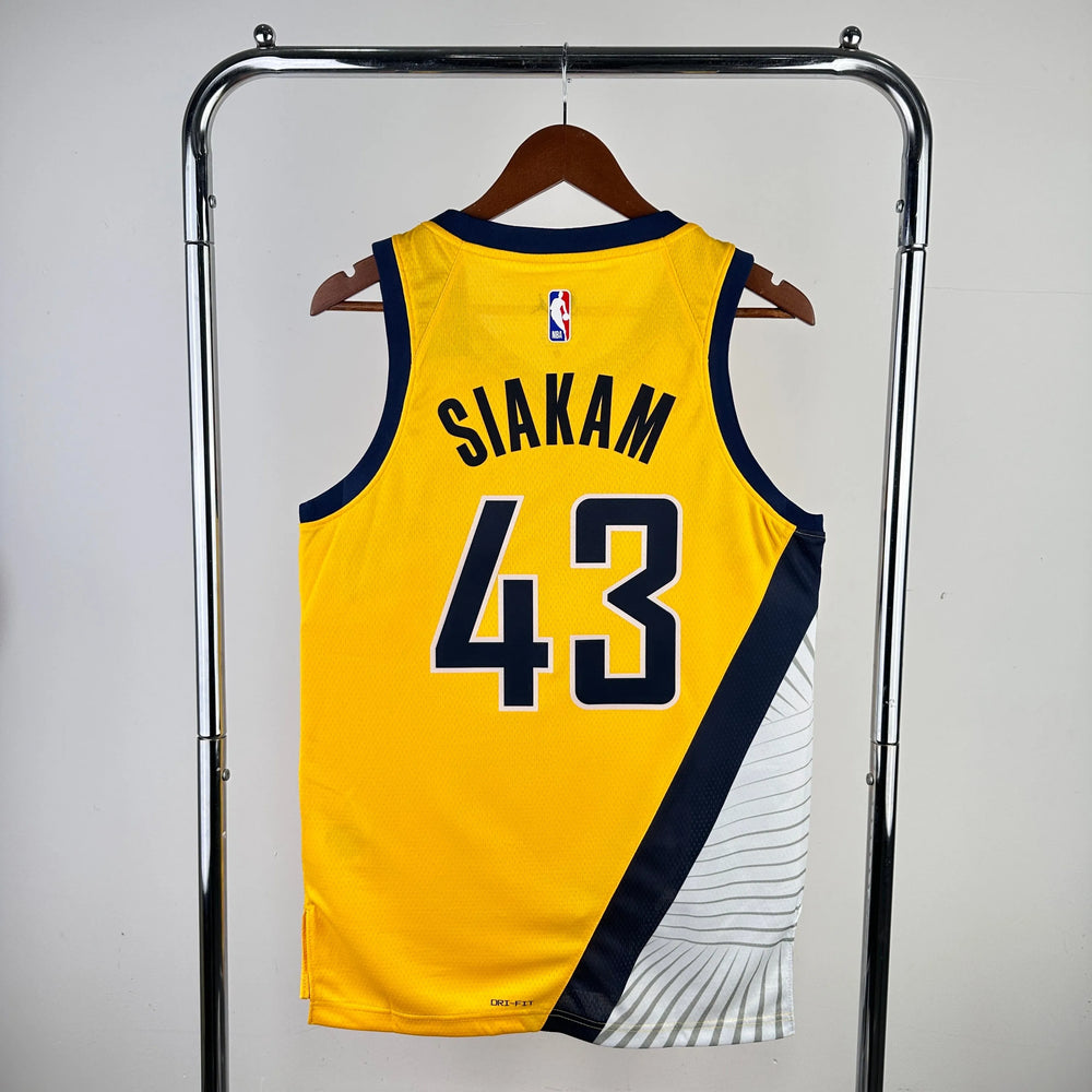 Regata Indiana Pacers Swingman Statement Edition 24/25 Amarela Jordan
