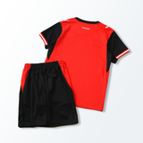 Conjunto Infantil Seleçãao Áustria I Copa do Mundo 2026 Verrmelho