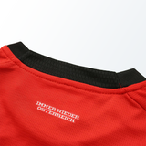 Conjunto Infantil Seleçãao Áustria I Copa do Mundo 2026 Verrmelho