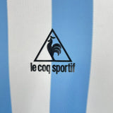 Camisa Seleção Argentina I 1986 Azul e Branca Retrô Masculina Le Coq Sportif